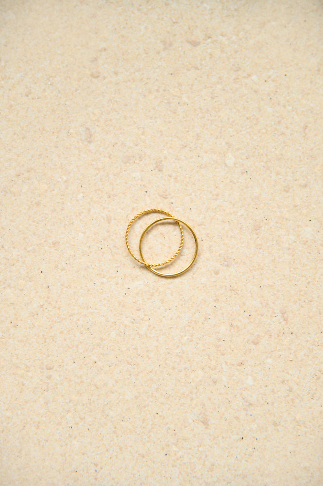 Gold Plated - Miller Duo Ring