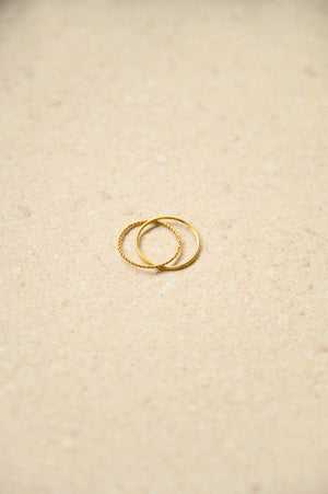 Gold Plated - Miller Duo Ring