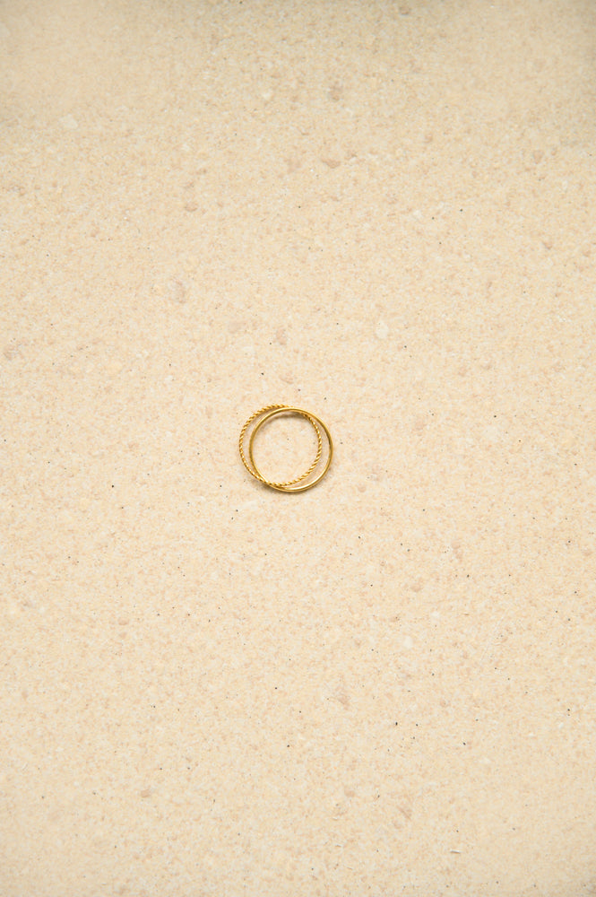 Gold Plated - Miller Duo Ring