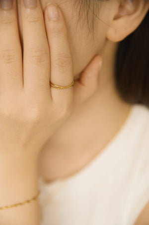 Gold Plated - Miller Duo Ring